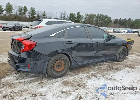 2020 Honda Civic Lx из США, поврежденный, VIN 2HGFC2F62LH551136